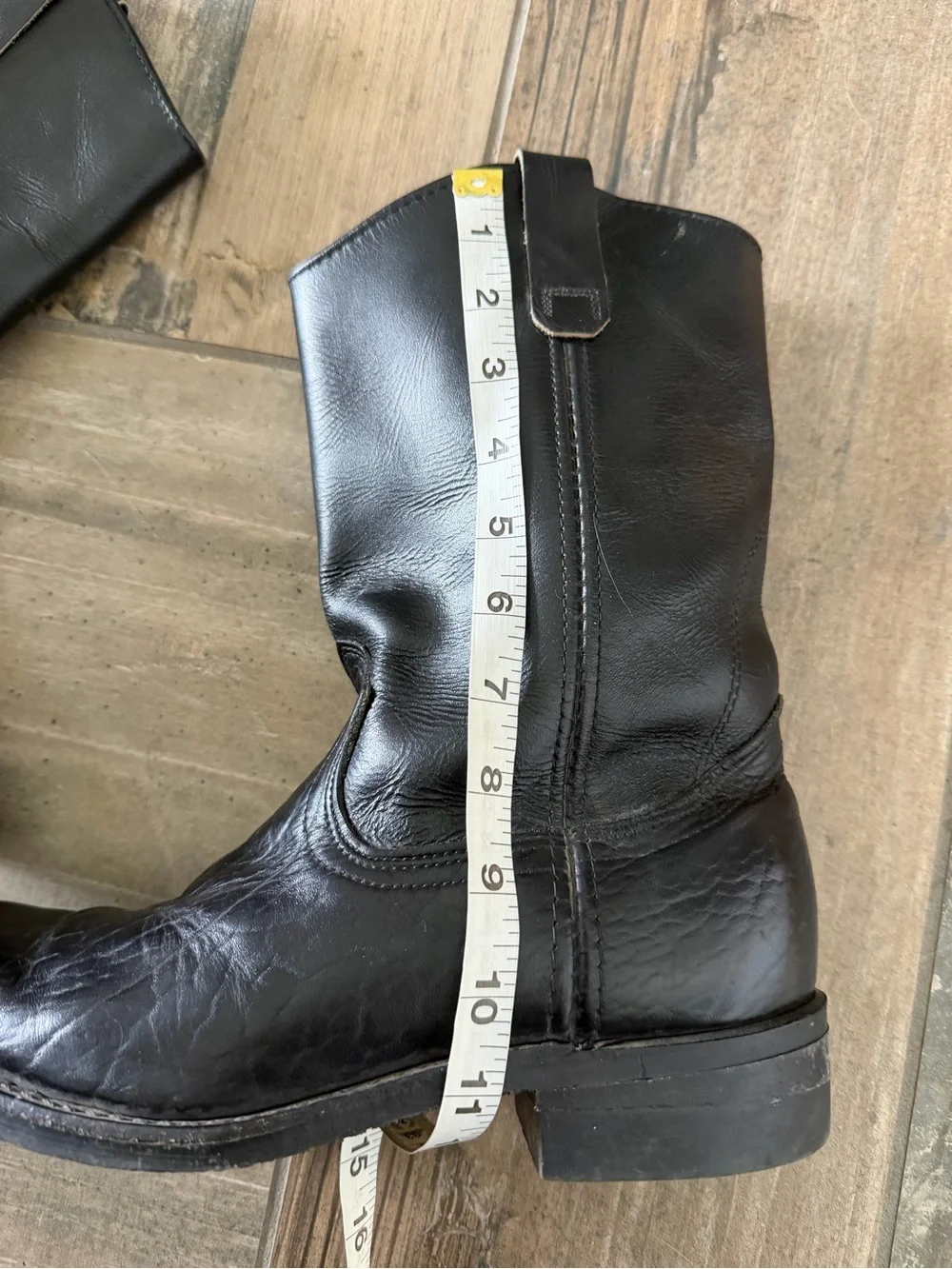 Red Wing 1158 Pecos Men's Bullhide Black Leather Size 8.5D